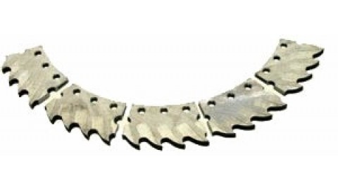 Сегменты запасные к пилам дисковым сегментным для металла сталь Р6М5